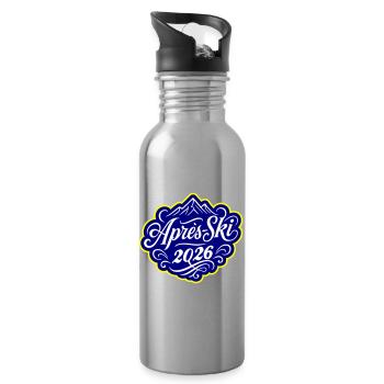 Après-ski 2026 - Water bottle with straw - silver - Right