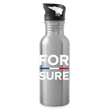 macron Ganz sicher - Trinkflasche mit integriertem Trinkhalm - Lightsilver - Rechts