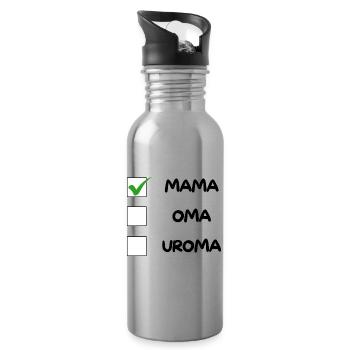 MAMA Checklist - Water bottle with straw - silver - Right