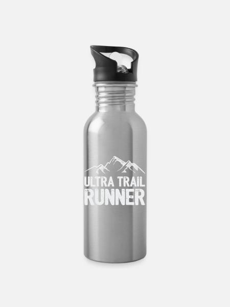 Ultra Trail Runner - Trinkflasche mit integriertem Trinkhalm - Lightsilver