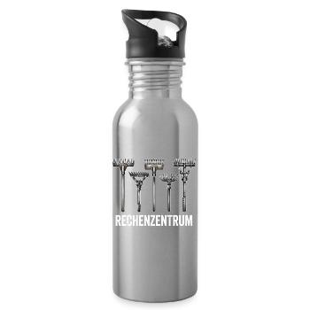 Leiter vom Rechenzentrum Gartenoutfit Gartenarbeit - Trinkflasche mit integriertem Trinkhalm - Lightsilver - Rechts