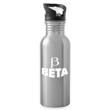 BETA - Trinkflasche mit integriertem Trinkhalm - Lightsilver - Rechts
