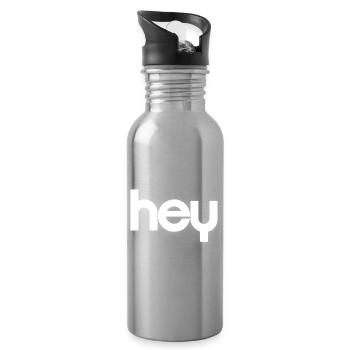 HEY Cloudline Abstract Banner - Water bottle with straw - silver - Right