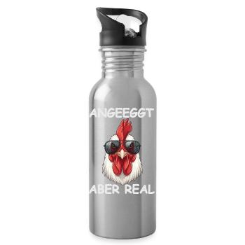 Nasty Chicken Chicken Holder - Water bottle with straw - silver - Right