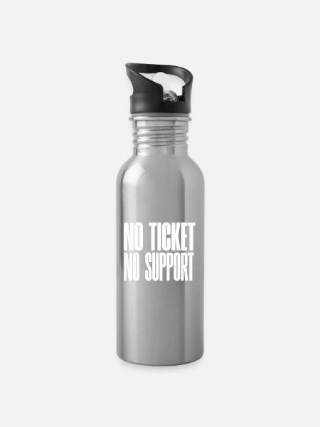 Systemadministrator Support Technischer Support - Trinkflasche mit integriertem Trinkhalm - Lightsilver