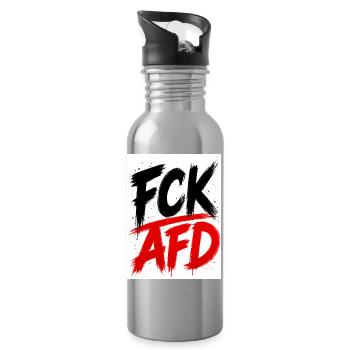 Produits dérivés FCK Afd - Gourde avec paille intégrée - argent clair - Droite