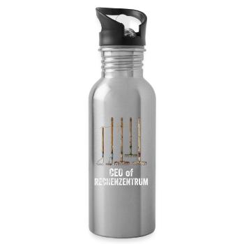 Welchen Teil Von Verstehst Du Nicht Programmierer - Trinkflasche mit integriertem Trinkhalm - Lightsilver - Rechts
