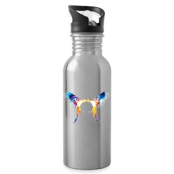 Parrot - Water bottle with straw - silver - Right