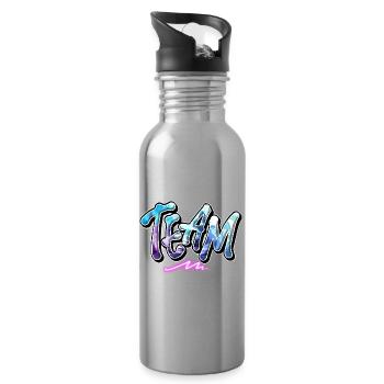 Team - Water bottle with straw - silver - Right
