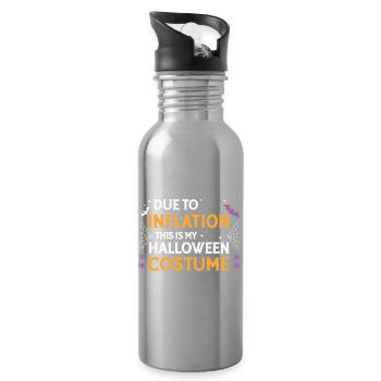 Costume d’Halloween Inflation - Gourde avec paille intégrée - argent clair - Droite