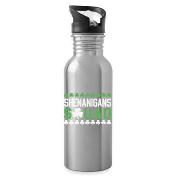 Skurren-Trupp - Trinkflasche mit integriertem Trinkhalm - Lightsilver - Rechts