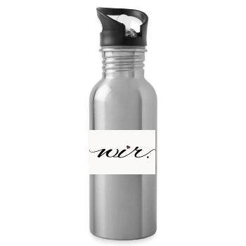 Nous. – Chemise Modern Love Statement - Gourde avec paille intégrée - argent clair - Droite