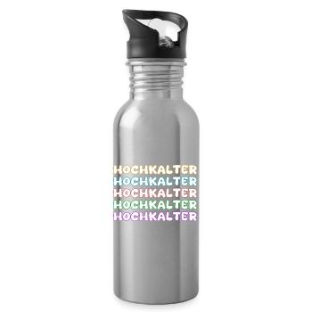 Bergsteigen Hochkalter - Trinkflasche mit integriertem Trinkhalm - Lightsilver - Rechts