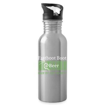 Fastboot Boot a Beer - Trinkflasche mit integriertem Trinkhalm - Lightsilver - Rechts
