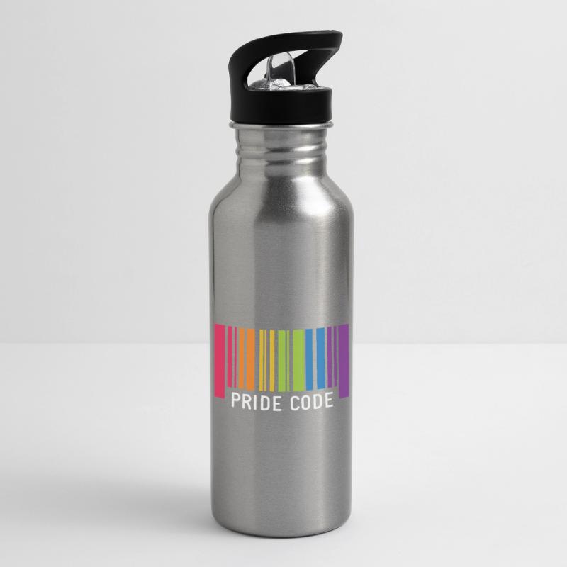 LGBT Pride Month - Pride Code Water bottle with straw