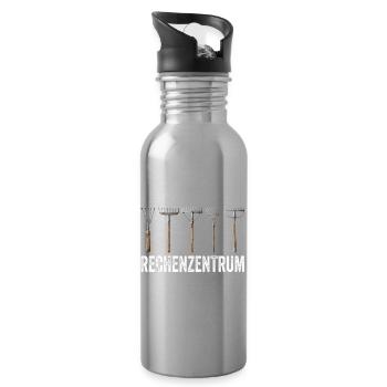 Leiter vom Rechenzentrum Gartenoutfit Gartenarbeit - Trinkflasche mit integriertem Trinkhalm - Lightsilver - Rechts