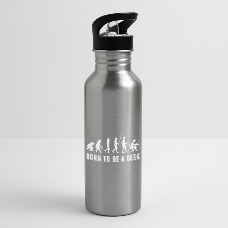 Né Geek: Évolution Tech Water bottle with straw
