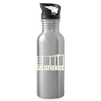 Calisthenics - Water bottle with straw - silver - Right