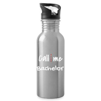 Bachelor 2026 Graduation Graduation - Water bottle with straw - silver - Right