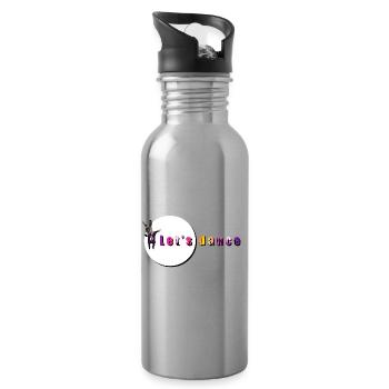 let's dance - Water bottle with straw - silver - Right