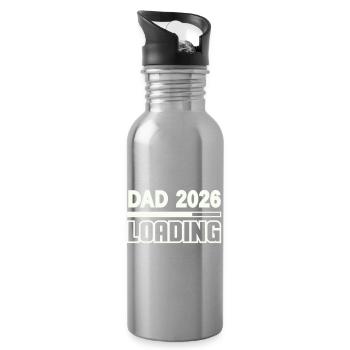 dad_2026_loading- - Trinkflasche mit integriertem Trinkhalm - Lightsilver - Rechts
