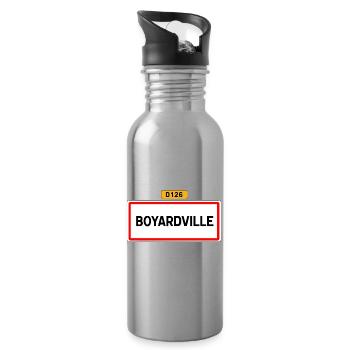 Boyardville D126 - Gourde avec paille intégrée - argent clair - Droite