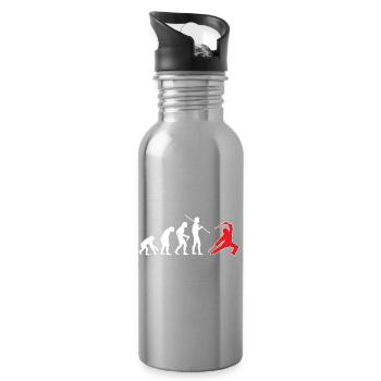 Escrima Evolution 4 - Trinkflasche mit integriertem Trinkhalm - Lightsilver - Rechts
