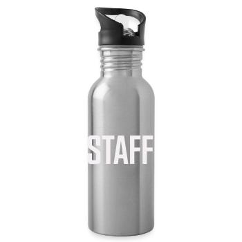 Staff - Trinkflasche mit integriertem Trinkhalm - Lightsilver - Rechts