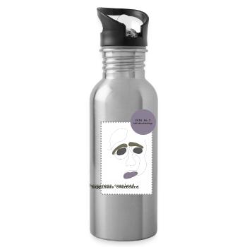 talk about feelings 1 - Water bottle with straw - silver - Right