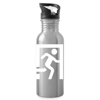 119700810_174724670_eksit - Water bottle with straw - silver - Right
