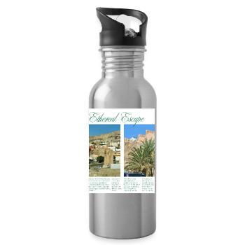 URBEX_PESCADERIA - Water bottle with straw - silver - Right