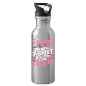Pensioner 2026 - Water bottle with straw - silver - Right