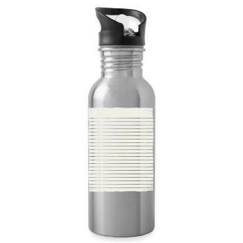 Papier Kostüm,  Gruppenkostüm Karneval - Trinkflasche mit integriertem Trinkhalm - Lightsilver - Rechts