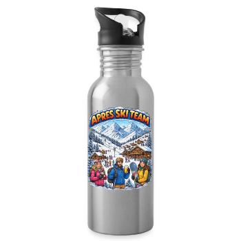 Après Ski Team Bergidyll - Gourde avec paille intégrée - argent clair - Droite