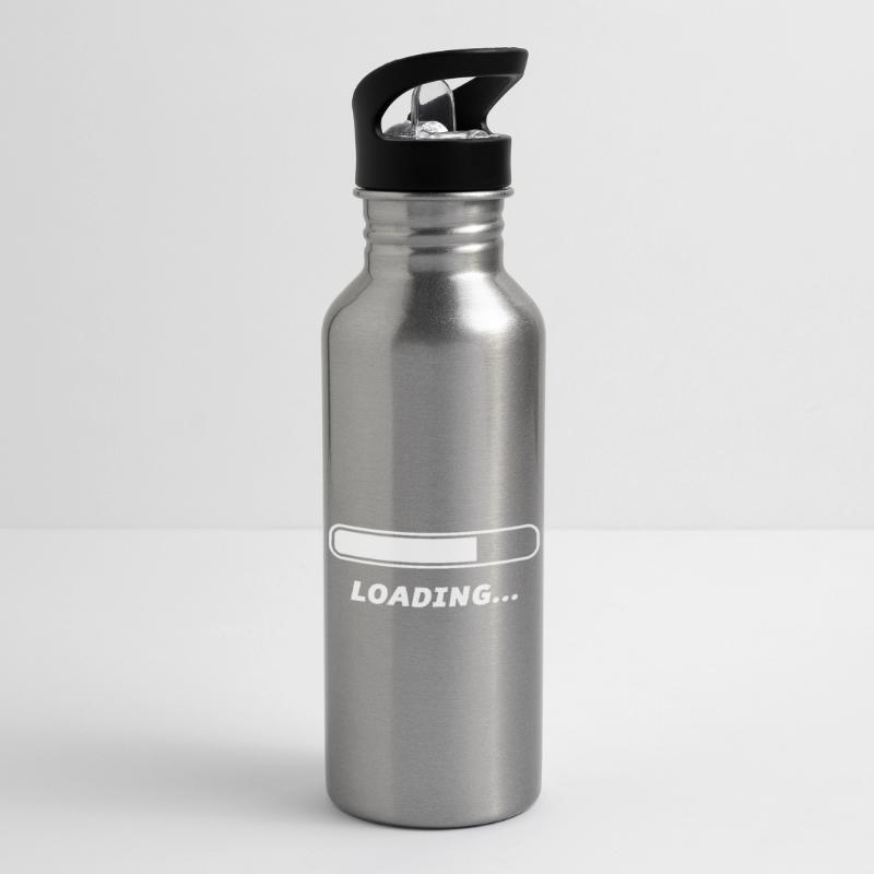 Loading Trinkflasche mit integriertem Trinkhalm