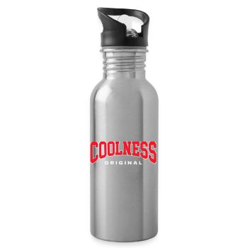 Coolness Original - Gourde avec paille intégrée - argent clair - Droite