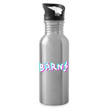 BÄRN Bern - Trinkflasche mit integriertem Trinkhalm - Lightsilver - Rechts