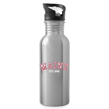 Mainz Est. 2006 - Water bottle with straw - silver - Right
