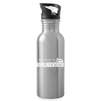 REPRÉSENTANT DE SECTION - Gourde avec paille intégrée - argent clair - Droite