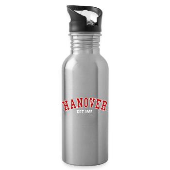 Hanover Est. 1965 - Water bottle with straw - silver - Right