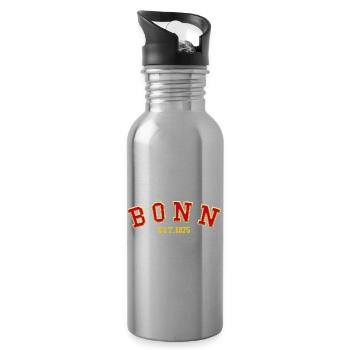 Bonn Est. 1975 - Water bottle with straw - silver - Right
