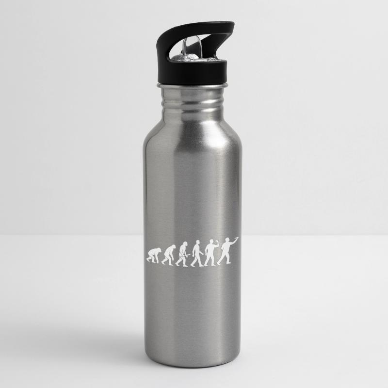 Evolution der Technik Trinkflasche mit integriertem Trinkhalm