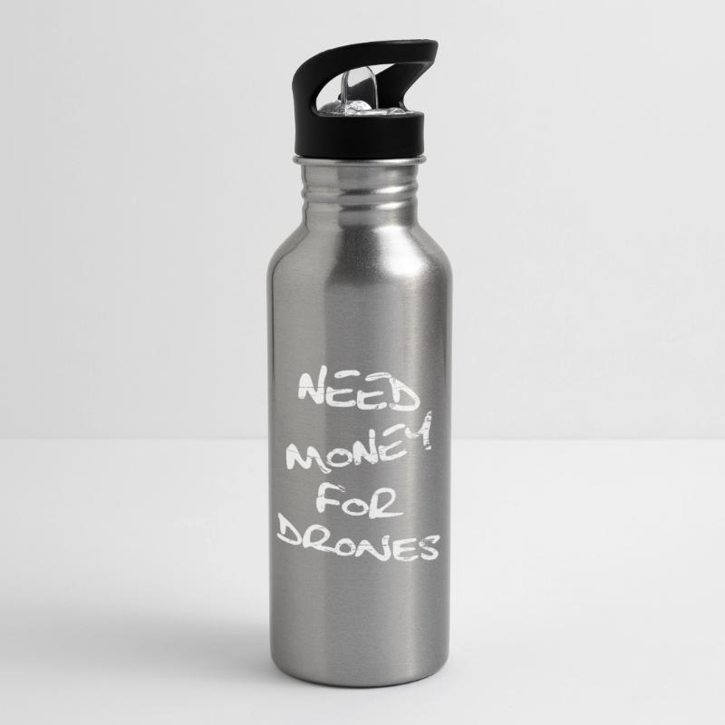 Drone Drones Pilot Drone Quadcopter Gift Water bottle with straw