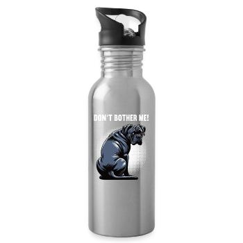 Don't Bother Me Cane Corso Cane Corsos Corsos Corso Holder - Water bottle with straw - silver - Right
