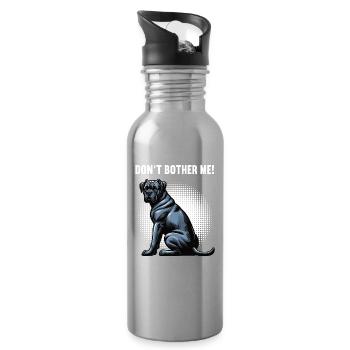 Don't Bother Me Cane Corso Cane Corsos Corsos Corso Holder - Water bottle with straw - silver - Right