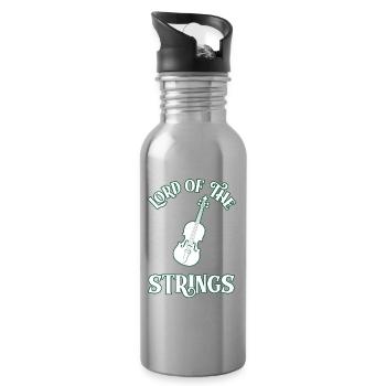 Classical music - Water bottle with straw - silver - Right
