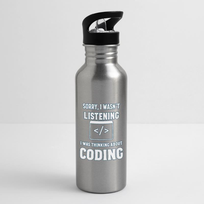 Programming Gift Water bottle with straw