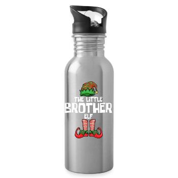 Kleiner Bruder Elf - Trinkflasche mit integriertem Trinkhalm - Lightsilver - Rechts