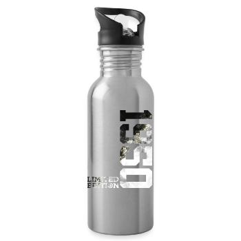 76TH BIRTHDAY LIMITED EDITION 1950 - Water bottle with straw - silver - Right