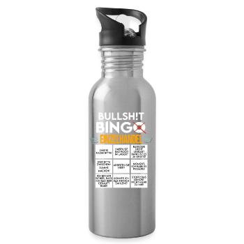 Einzelhandel Kasse Verkäuferin Kaufmann Kauffrau - Trinkflasche mit integriertem Trinkhalm - Lightsilver - Rechts